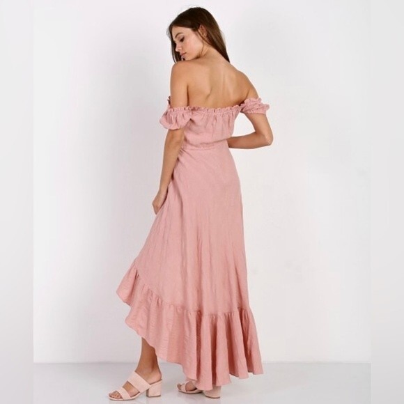 Auguste the Label Willow Day Dress High Low in Blush color Sz XS - Picture 14 of 14